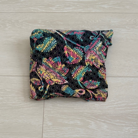 LuLaRoe Black and Multicolor Paisley Midi Dress - Picture 7 of 7